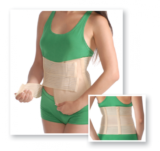 ITA-MED Style AB-208(W) Women's Breathable Abdominal Binder (8 wide)